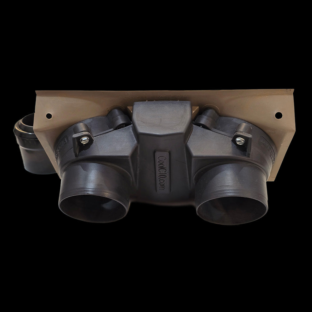 64-66 Center AC Vent Assembly (Medium Fawn)