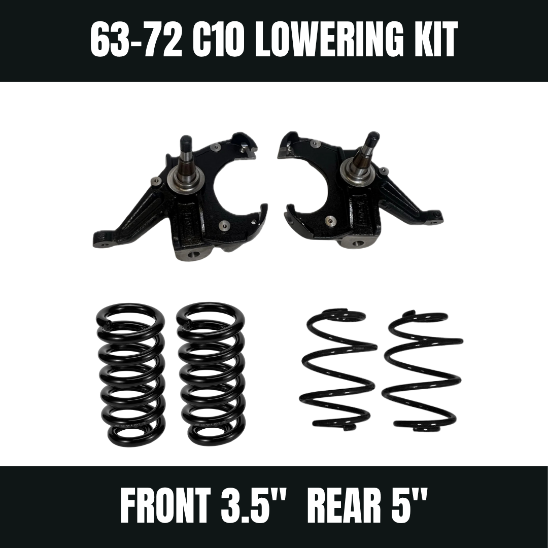 63-72 3.5/5 Lowering Kit | Coils + Spindles