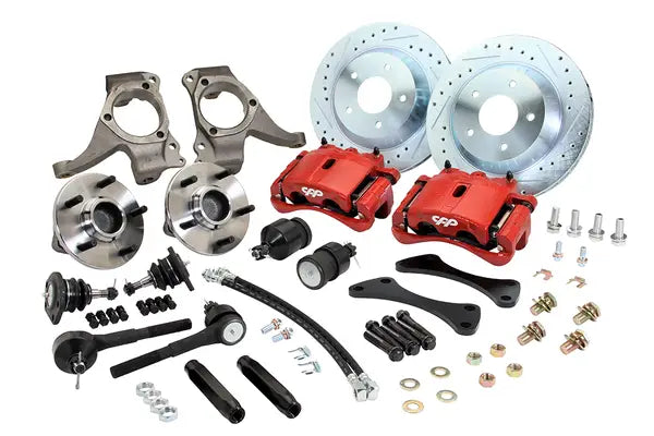 63-70 Big Brake Kit 13" Modular X-10 Spindles 5 Lug