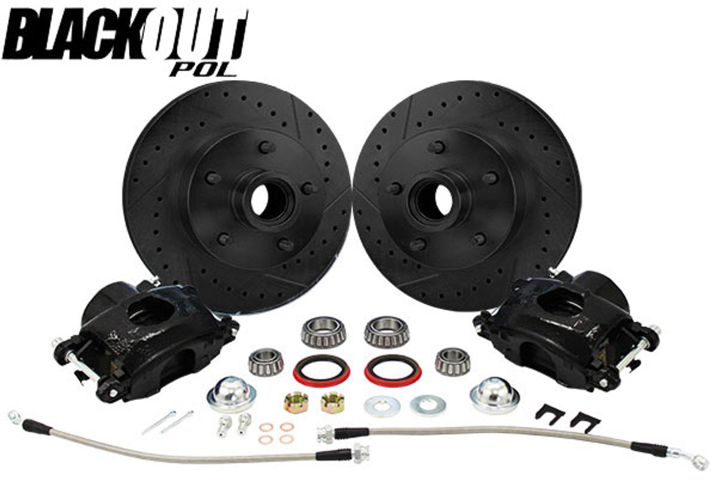 1973-1987 C10 "BLACKOUT" Disc Brake Conversion, 5 Lug