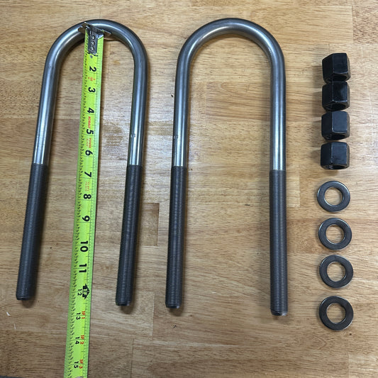 12" U Bolts for Trailing Arms