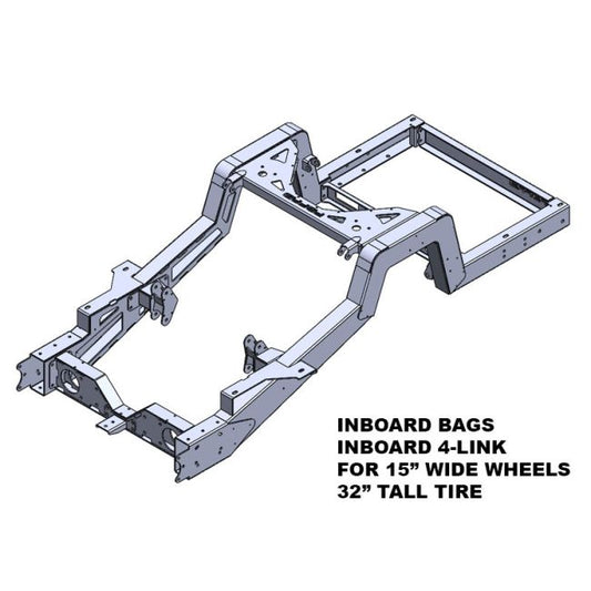 63-72 Rear Back Half Kit, Level 3 Airbag | Porterbuilt