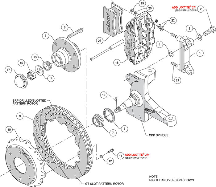 Forged Narrow Superlite 6R Big Brake Front Brake Kit (6 Lug) | Wilwood