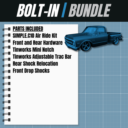 63-72 BOLT-IN | AIR RIDE BUNDLE