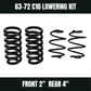 63-72 2/4 Lowering Kit | Coils Only