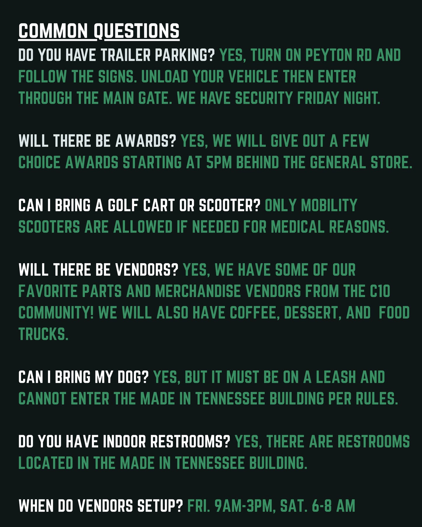 Community Built Trucks 2026 | Registration