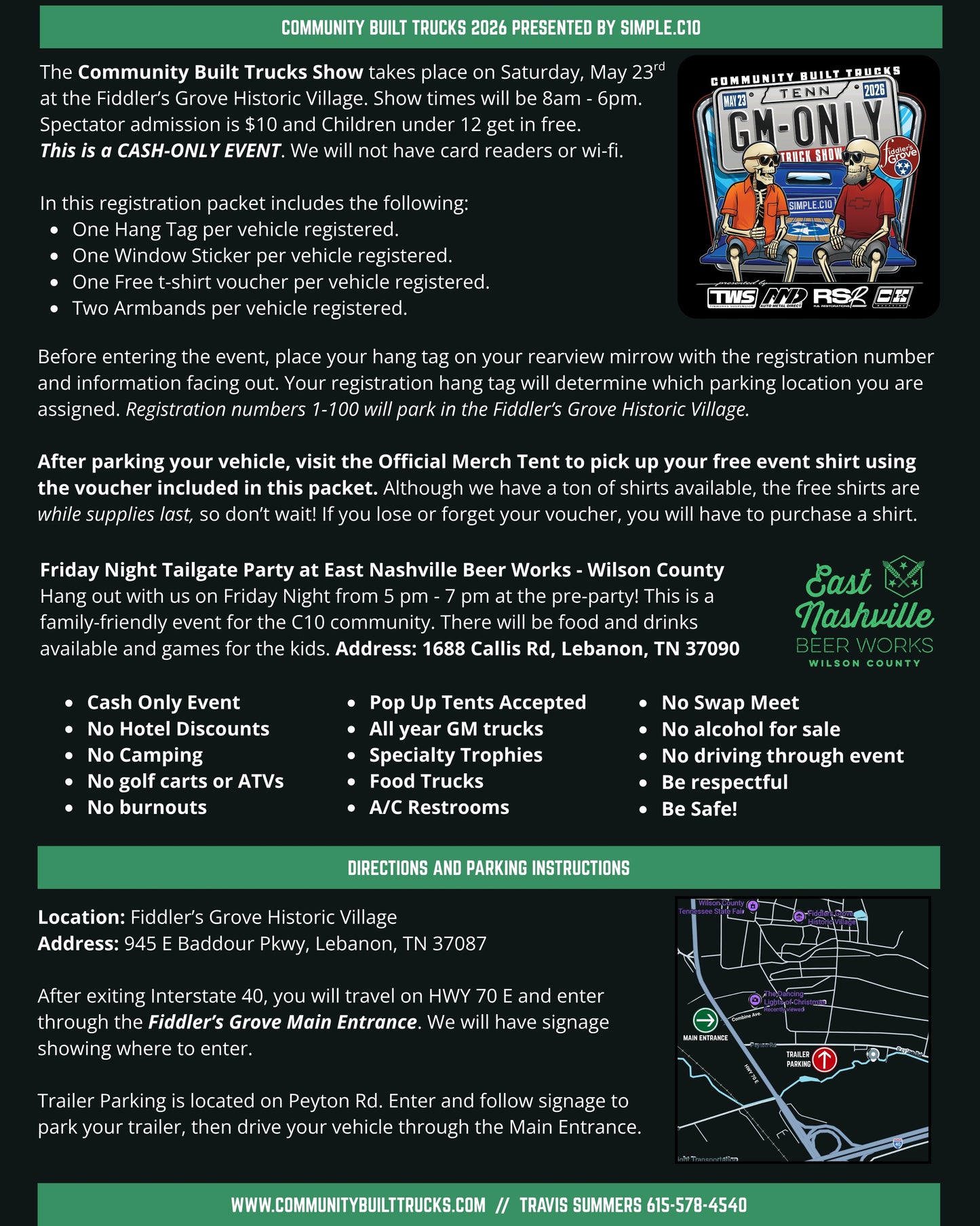 Community Built Trucks 2026 | Registration