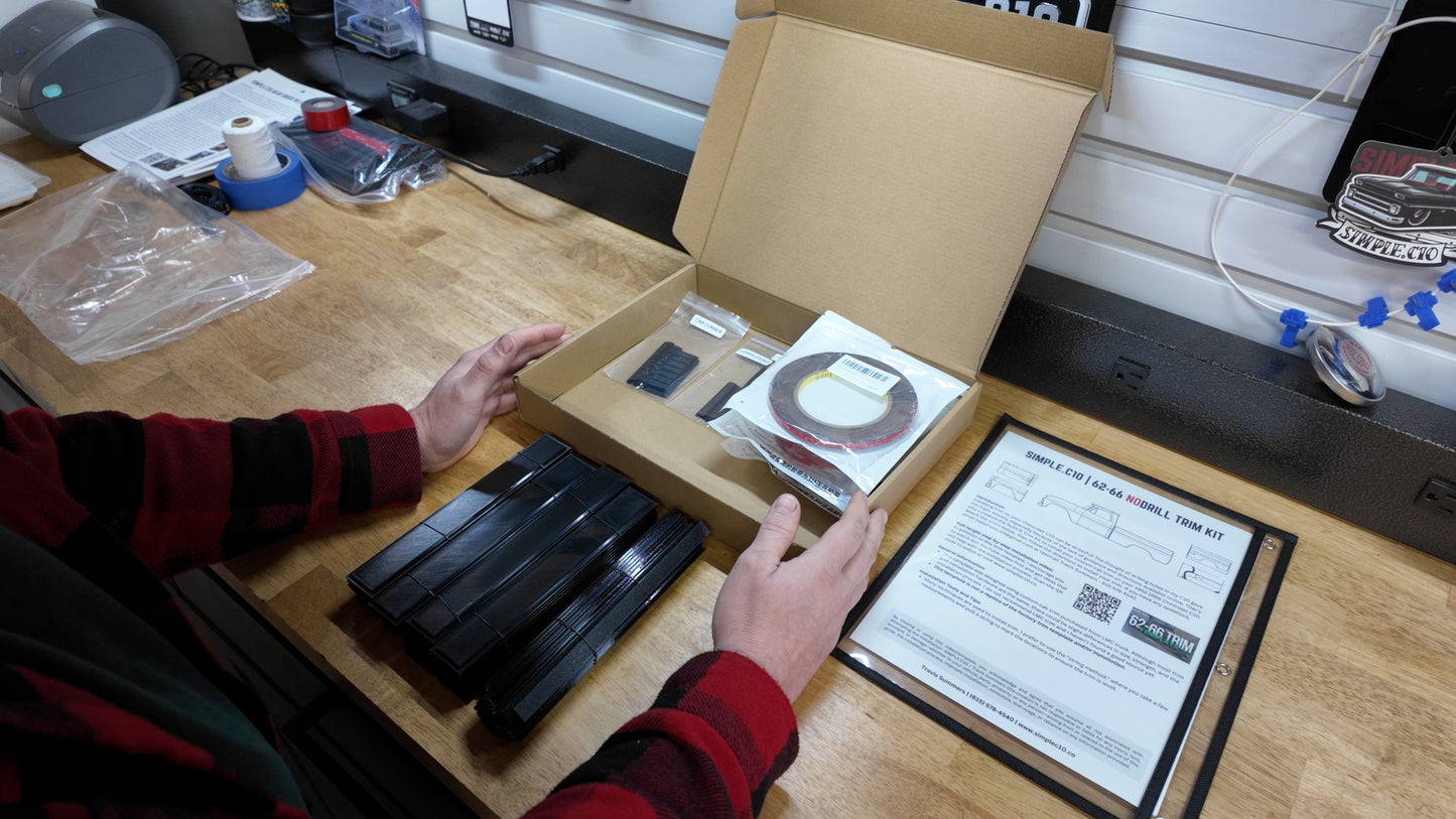 No Drill Trim Installation Kit | 62-66 C10 (Pre-Sale)