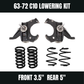 63-72 3.5/5 Lowering Kit | Coils + Spindles