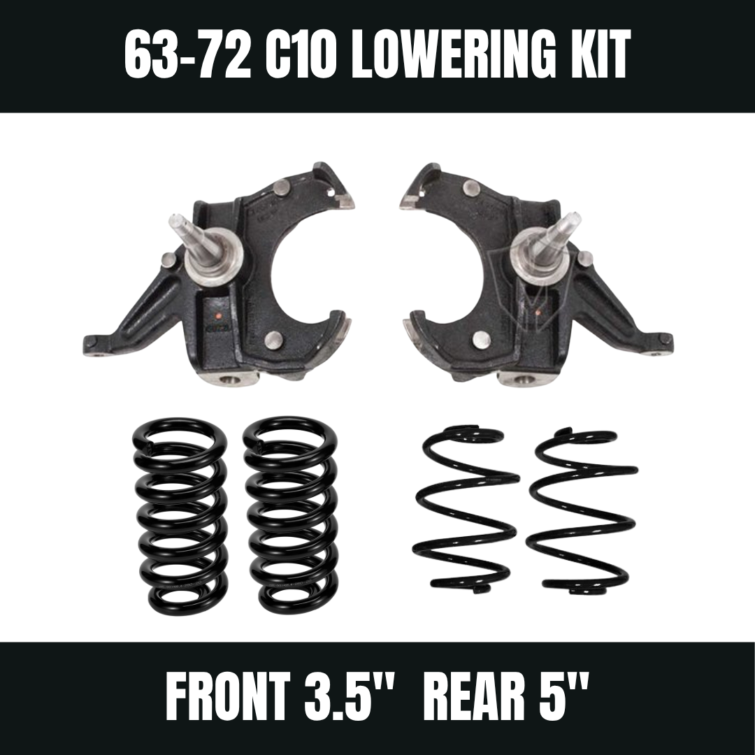 63-72 3.5/5 Lowering Kit | Coils + Spindles