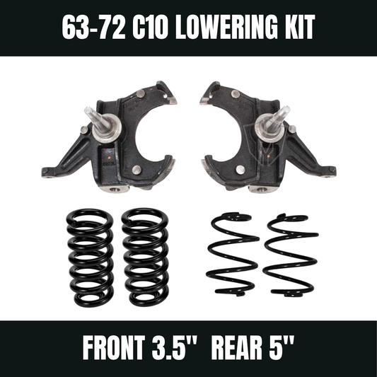 63-72 3.5/5 Lowering Kit | Coils + Spindles