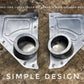 1960-1966 Chevrolet C-10 kick panels with low mounted speaker pods ( Simple Design)