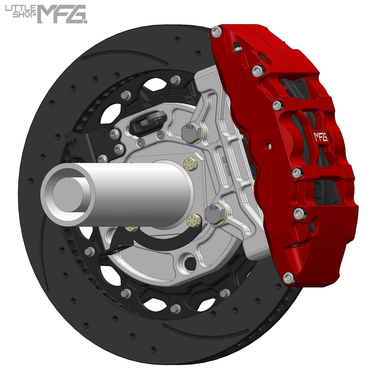 88-00 Little Shop Rear Big Brake Kit 16"