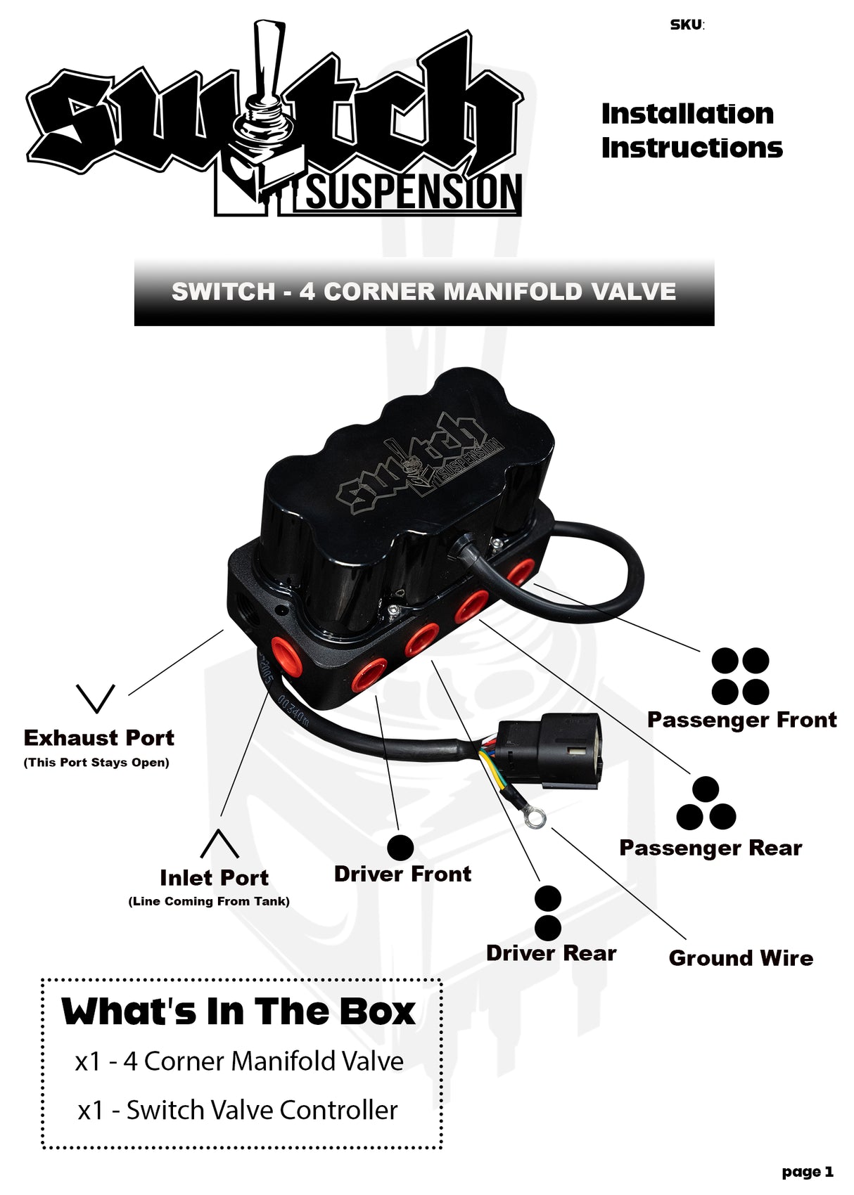 Air Management Kit | Switch Suspension